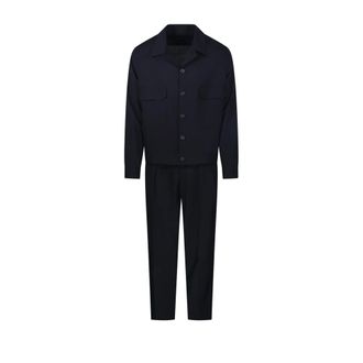 Santaniello Single Breasted Suits, male, Blue, Size: XL 78B Suit