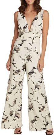 Matty M Natalia Floral Wide Leg Jumpsuit in Natural at Nordstrom Rack, Size X-Small