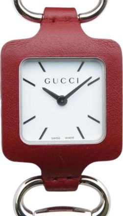 Gucci Pre-owned Watches, female, Red, Size: ONE SIZE Pre-owned 1921 Collection Stainless Steel Pocket Watch