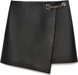 John Richmond Wrap-Front Shorts met Juweeldetail - Dames - Bermuda - Zwart - M - Korte Broeken