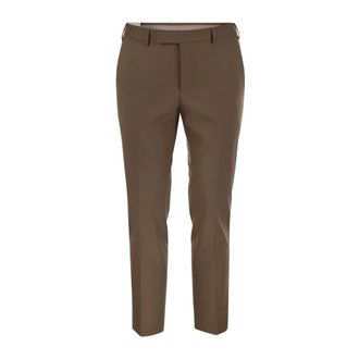 Pantaloni Torino Suit Trousers, male, Brown, Size: S Dieci Trousers