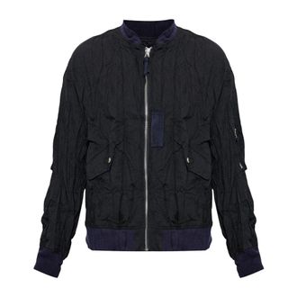 Comme Des Gar&ccedil;ons Jas met zakken - Heren - Bomber jackets - Zwart - L - Wol - Jassen