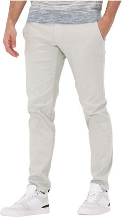 Alberto Heren Cargo Broek Licht Grijs - Heren - Slim Fit Broeken - Grijs - W40 L32 - Broeken
