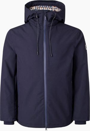 Aquascutum Mens Aquascutum Active Shell Active Mid Parka Navy Blue Jacket - Size: 44/Regular