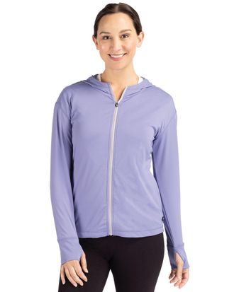Cutter & Buck Daybreak Eco Recycled Womens Full Zip Hoodie