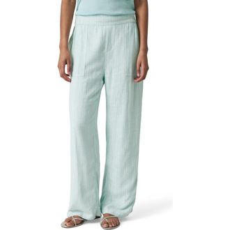 Splendid Layla Wide Leg Pants in Mint Stripe at Nordstrom Rack, Size X-Small