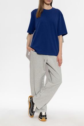 Ami Oversize T-shirt, Womens, Navy Blue
