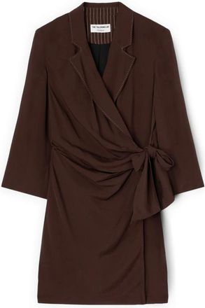 Motivi Shirtdress - Dames - Wikkelkleedje - Bruin - M - Polyester - Kleedjes