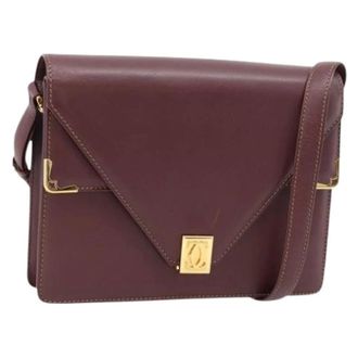 Cartier Pre-owned Cross Body Bags, female, Red, Size: ONE SIZE Pre-owned Vintage Shoulder Bag