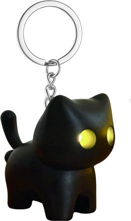 Generic Purse Glow Light, LED Keychain Light, Black Cat Adjustable Silicone Handbag Lights, Non-Slip Purse Glow Lights With Strap, Cute Bag Lamp For Students 