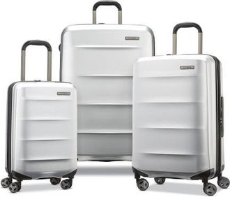 Samsonite Octiv Hardside Spinner 3-Piece Luggage Set in Aluminum Silver at Nordstrom