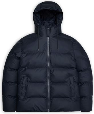 Rains Chaqueta Alta Puffer - Jackets - Mujer - Azul - 2XL