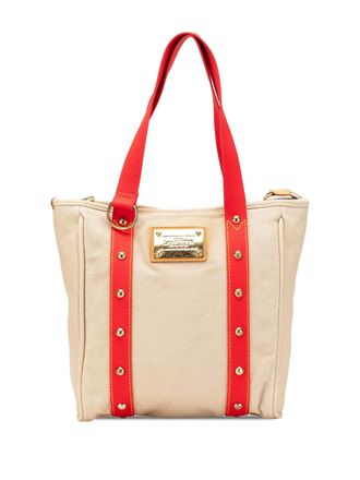 Louis Vuitton 2005 Antigua Cabas MM tote bag - women - Canvas - One Size - Brown