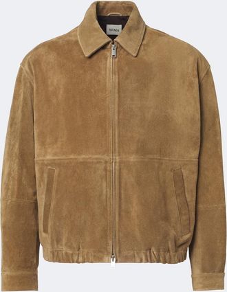 Arma Maddox suede blouson jacket