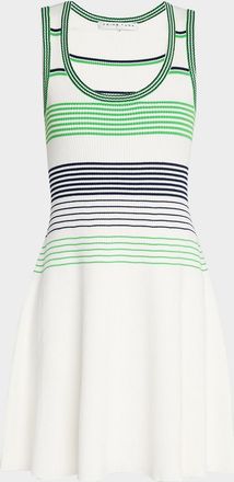 Trina Turk Veronkia Striped Knit Tank Dress