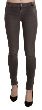 Ermanno Scervino Low Waist Skinny Slim Trouser Cotton Womens Jeans