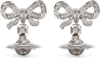 Vivienne Westwood Octavie drop earrings - women - Crystal/Sterling Silver - OS