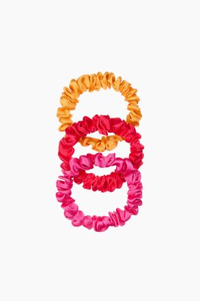 H&M 3er-Pack Scrunchies aus Seide - Pink