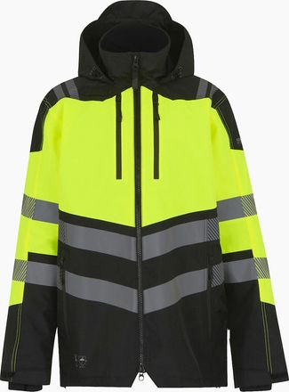 Regatta Womens Regatta Professional Mens High-Vis Waterproof Jacket - Multi/Black - Size: 22/20