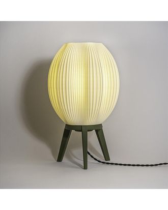 Jonathan Y Designs Wavy 16.5in Modern 3D-Printed Dimmable LED Table Lamp