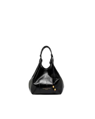 Gianni Chiarini Black Dua Leather Crossbody Bag
