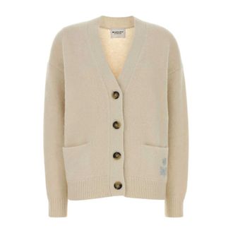 Isabel Marant Eborah Cardigan - female - Marant &eacute;toile - Cardigans - White - XS - Knitwear