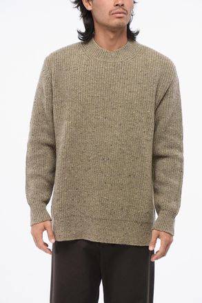 Maison Margiela MM1 Maglia Girocollo in Misto Lana Maison Margiela