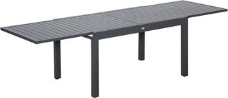OUTSUNNY Extendable Garden Table 10 Seater for Lawn Balcony and Backyard Grey - Outsunny
