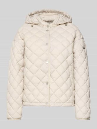 Cinque Regular Fit Steppjacke mit Kapuze Modell Phil in Beige, Gr&ouml;&szlig;e 34