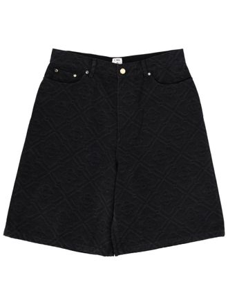 Casablanca Black Logo Shorts