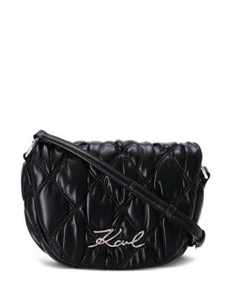Karl Lagerfeld KLogo Signature crossbodytas - Zwart