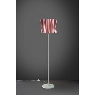 Linea Zero Base Y Tija De Pie En Metal Pantalla Folio Rosa Di&aacute;metro 40x H164 Cm