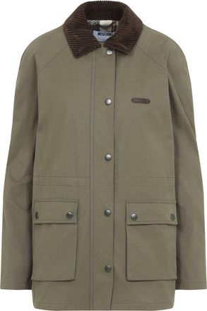 Moschino Green Cotton Jacket-Donna