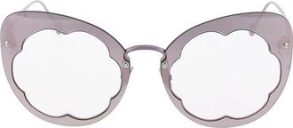Ferragamo Sonnenbrille Salvatore Ferragamo Sf178 Sm Amo Flowerful 537 Metallic Iris /13/140