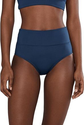 Nike Effortless Essential High Waist Full Bottom Womens Swimwear Midnight Navy : XL, Polyester/Spandex