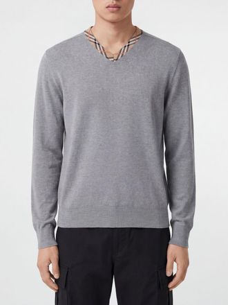 Burberry Vintage Check Pure Wool V-Neck Jumper