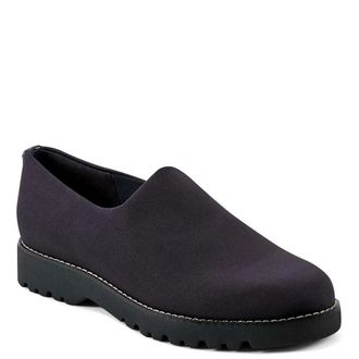 Easy Spirit Hewitt Loafers Womens Navy Round Toe Slip On Shoes HTAT1803