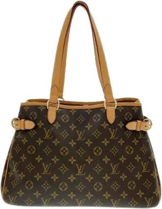 Louis Vuitton Pre-owned Handbags, female, Brown, Size: ONE SIZE Pre-owned Batignolles Horizontal Monogram Tote Bag