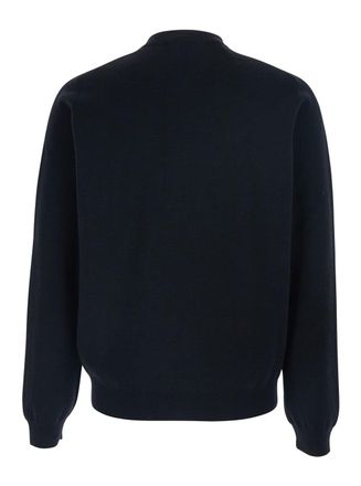 Maison Kitsun&eacute; Zip-Front Wool Cardigan - Black