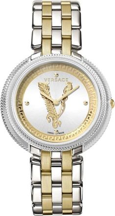 Versace Thea Roestvrijstalen Armbandhorloge - Dames - Horloges - Veelkleurig - ONE Size - Accessoires