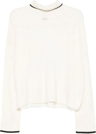 Pinko Mujer, Jerseys, Blanco, Talla: L
