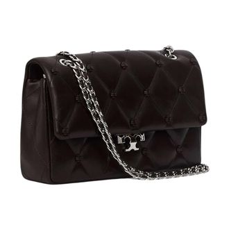 Tory Burch Bunny Knot Schoudertas - Dames - Tassen - Bruin - Maat: ONE Size Leer