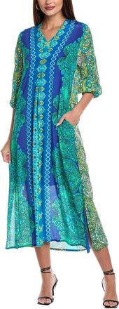 Johnny Was Kahinu Silk Maxi Dress