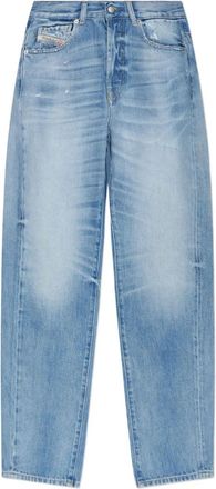 Diesel Jeans effetto vissuto con lavaggio chiaro - Blu