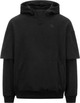 Kappa Hombre, Sudaderas, Negro, Talla: M