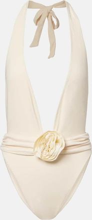 Same Swim Rosette floral-appliqué swimsuit