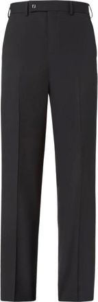 Fendi Cigarette Trousers - male - Fendi - Straight Trousers - Black - L - Trousers