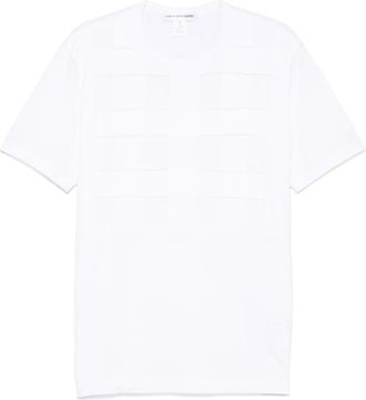 Comme Des Garçons T-shirt con frange - Bianco