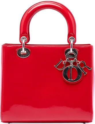 Dior Pre-owned Dior Medium Patent Lady Dior Ladies ZR7LT4O1EVQKFRE2
