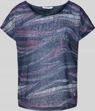 Zabaione T-Shirt mit Rundhalsausschnitt Modell Valeria in Marine, Gr&ouml;&szlig;e XL